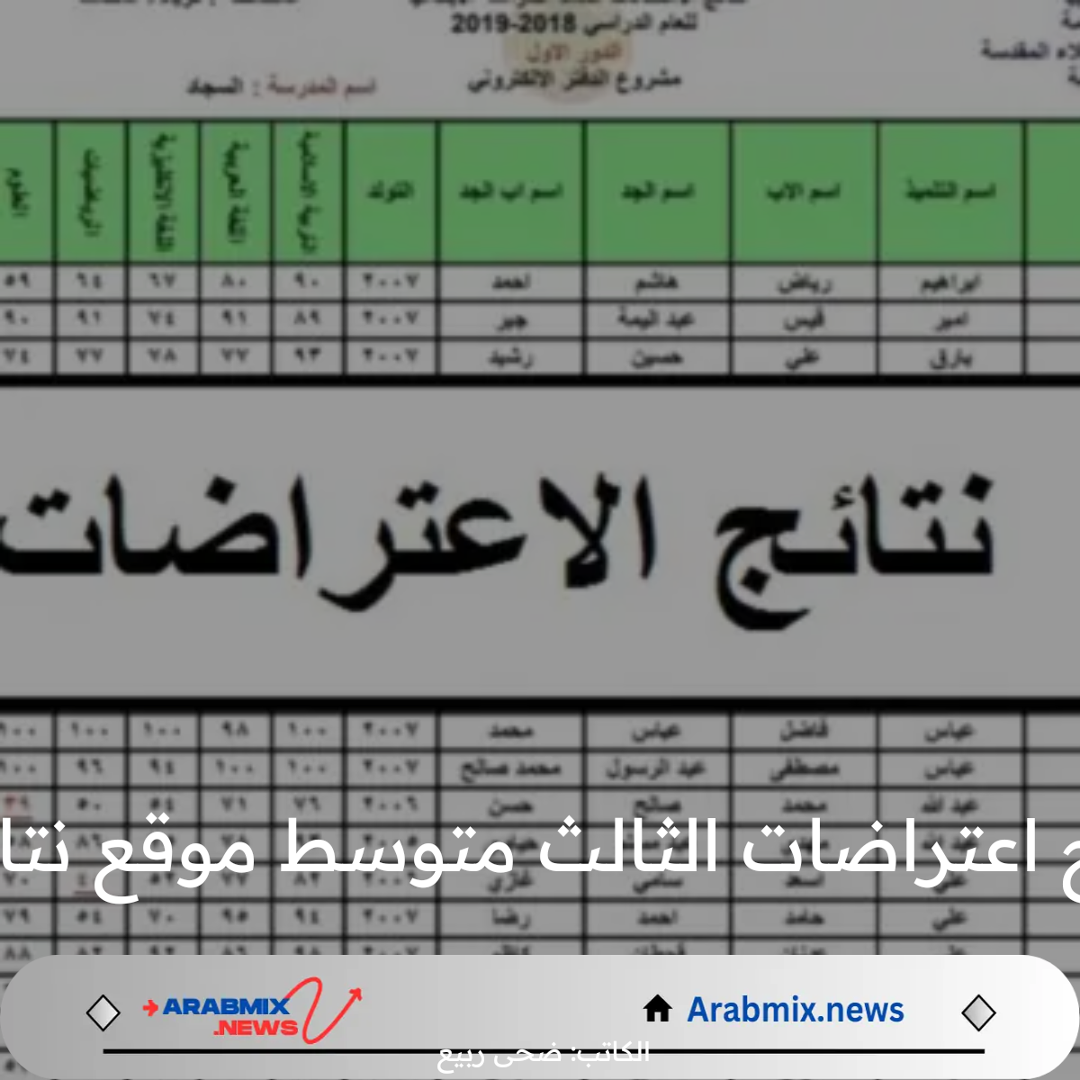 الآن… الاستعلام عن نتائج اعتراضات الثالث المتوسط 2024 الدور الاول