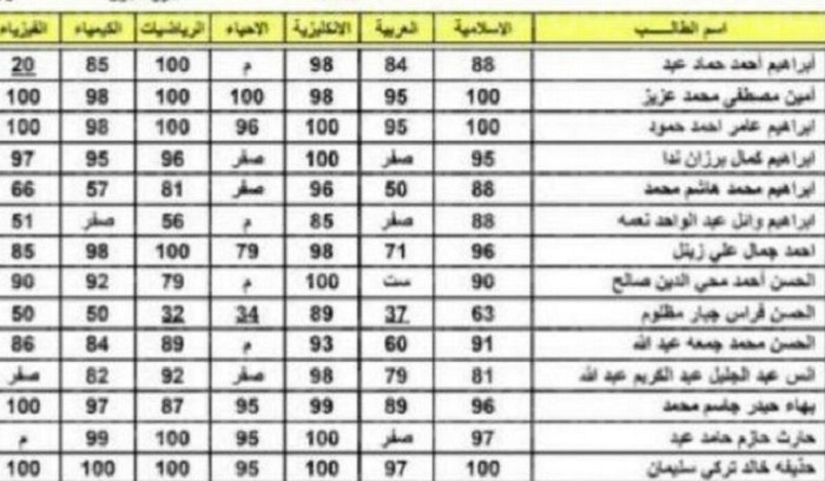 “بالاسم فقط” رابط الاستعلام عن نتائج السادس الاعدادي عبر نتائجنا 2024