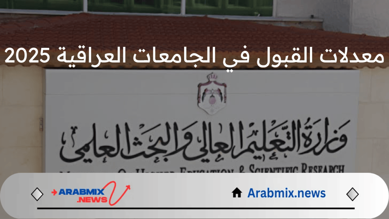 الآن.. معدلات القبول والحدود الدنيا  في الجامعات العراقية 2025 وزارة التعليم العالى أدبي وعلمي